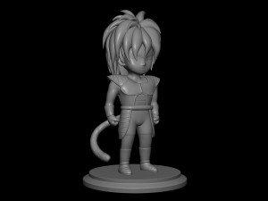 dragon ball super baby broly 3D Print Model