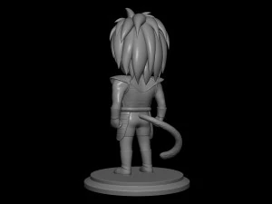 드래곤볼 슈퍼 베이비 브로리 3D 프린트 모델