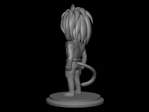 드래곤볼 슈퍼 베이비 브로리 3D 프린트 모델