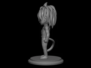 드래곤볼 슈퍼 베이비 브로리 3D 프린트 모델