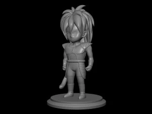 드래곤볼 슈퍼 베이비 브로리 3D 프린트 모델