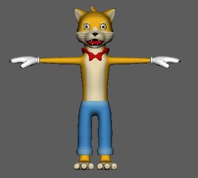 cat Modelo 3D .c4d .max .obj .3ds .fbx .stl .blend 