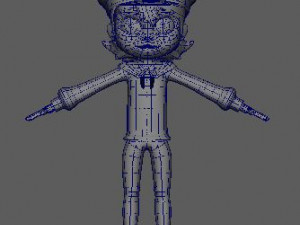 cartoon girl 3Dモデル