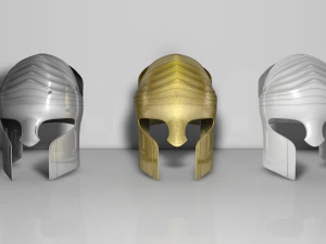 medieval - capacete Modelo 3D