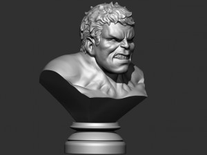 hulk bust 3D Print Model