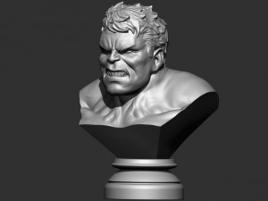 hulk bust 3D Print Model