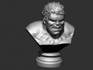 hulk bust 3D Print Model