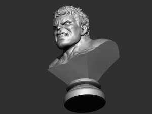 hulk bust 3D Print Model