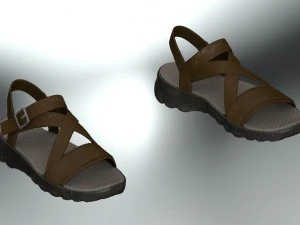 sandal casual realistic 3D Model