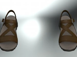 sandal casual realistic 3D Model
