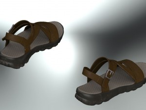 sandal casual realistic 3D Модель