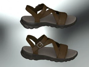 sandal casual realistic 3D Model