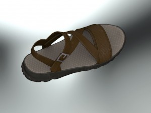 sandal casual realistic 3D Модель
