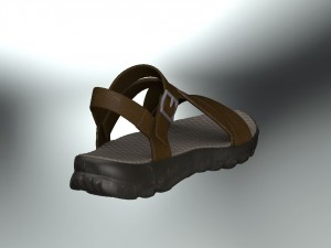 sandal casual realistic 3D Модель