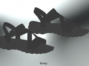 sandal casual realistic 3D Модель