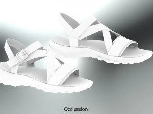 sandal casual realistic 3D Model