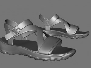 sandal casual realistic 3D Модель