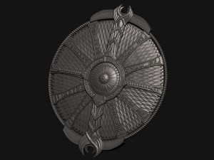 shield of kratos - guardian shield - god of war 2018 3D 프린트 모델