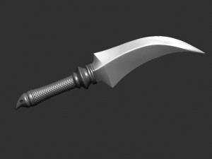 scimitar knife 3D Print Model