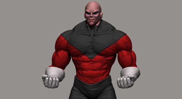 jiren dragonball super reallifever 3D 打印模型 .c4d .max .obj .3ds .fbx .stl .blend 