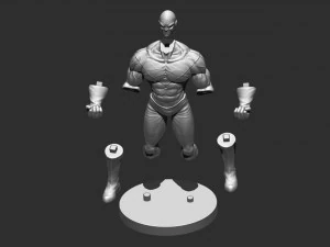 jiren dragonball super reallifever 3D Print Model