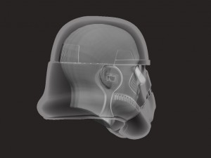 stormtrooper helmet - star war Model Cetak 3D