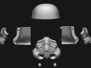 stormtrooper helmet - star war Model Cetak 3D