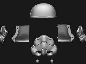 stormtrooper helmet - star war 3D Print Model
