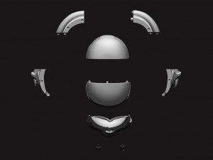 stormtrooper helmet - star war Model Cetak 3D