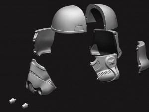 stormtrooper helmet - star war Model Cetak 3D