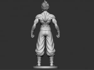 goku super saiyan - dragonball super 3D-Druckmodell