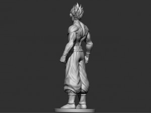 goku super saiyan - dragonball super 3D-Druckmodell
