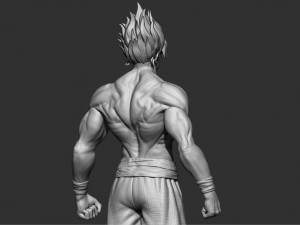 goku super saiyan - dragonball super 3D-Druckmodell