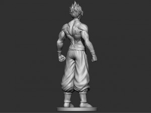 goku super saiyan - dragonball super 3D-Druckmodell