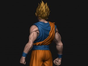 goku super saiyan v2 - dragonball super Modelo de impresión 3D