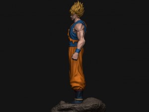 goku super saiyan v2 - dragonball super Modelo de impresión 3D