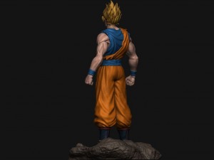 goku super saiyan v2 - dragonball super Modelo de impresión 3D