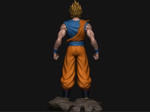 goku super saiyan v2 - dragonball super Modelo de impresión 3D