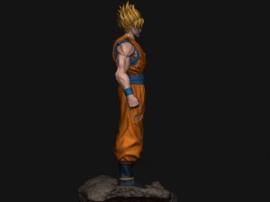 goku super saiyan v2 - dragonball super Modelo de impresión 3D