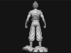 goku super saiyan v2 - dragonball super Modelo de impresión 3D