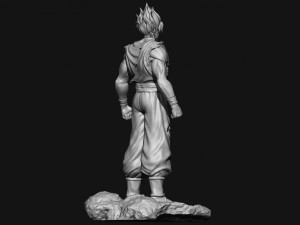 goku super saiyan v2 - dragonball super Modelo de impresión 3D