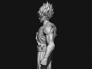 goku super saiyan v2 - dragonball super Modelo de impresión 3D