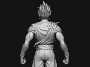 goku super saiyan v2 - dragonball super Modelo de impresión 3D
