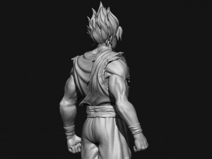 goku super saiyan v2 - dragonball super Modelo de impresión 3D