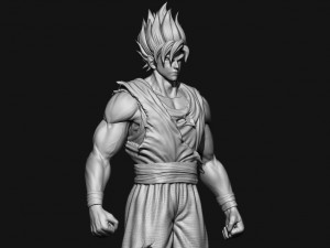 goku super saiyan v2 - dragonball super Modelo de impresión 3D