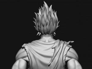 goku super saiyan v2 - dragonball super Modelo de impresión 3D