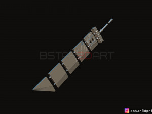 buster sword cloud - final fantasy vii 3D-printmodel
