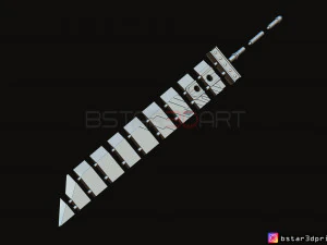 buster sword cloud - final fantasy vii 3D Print Model