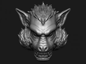 kepala kong - oozaru - bola naga z Model Cetak 3D