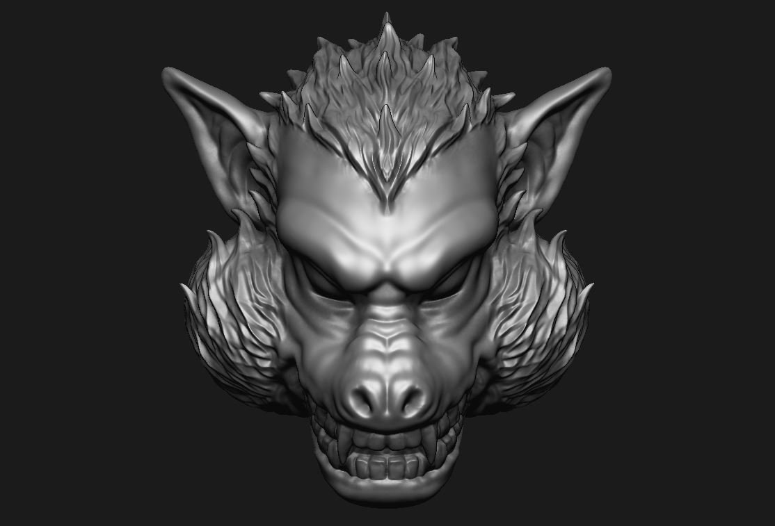 Kong Head Oozaru Dragon Ball Z 3d Model In Sculpture 3dexport